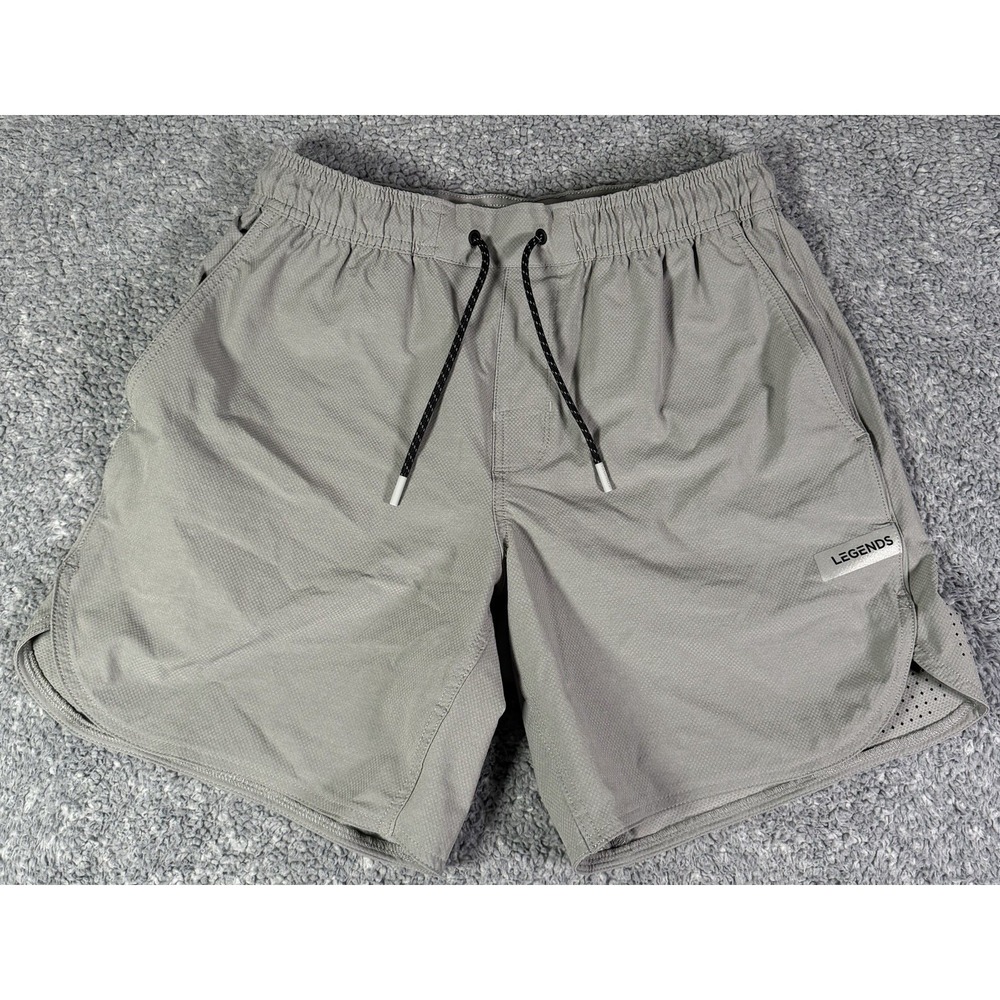 Legends Mens Medium Luka 7" Athletic Training Performance Workout Shorts Unlined